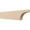 Ekena Millwork 4in. W x 8in. H x 36in. L Huntington Woodgrain TimberThane Rafter Tail, Primed Tan RFTUR04X08X36HUNRCPR - alternate 1
